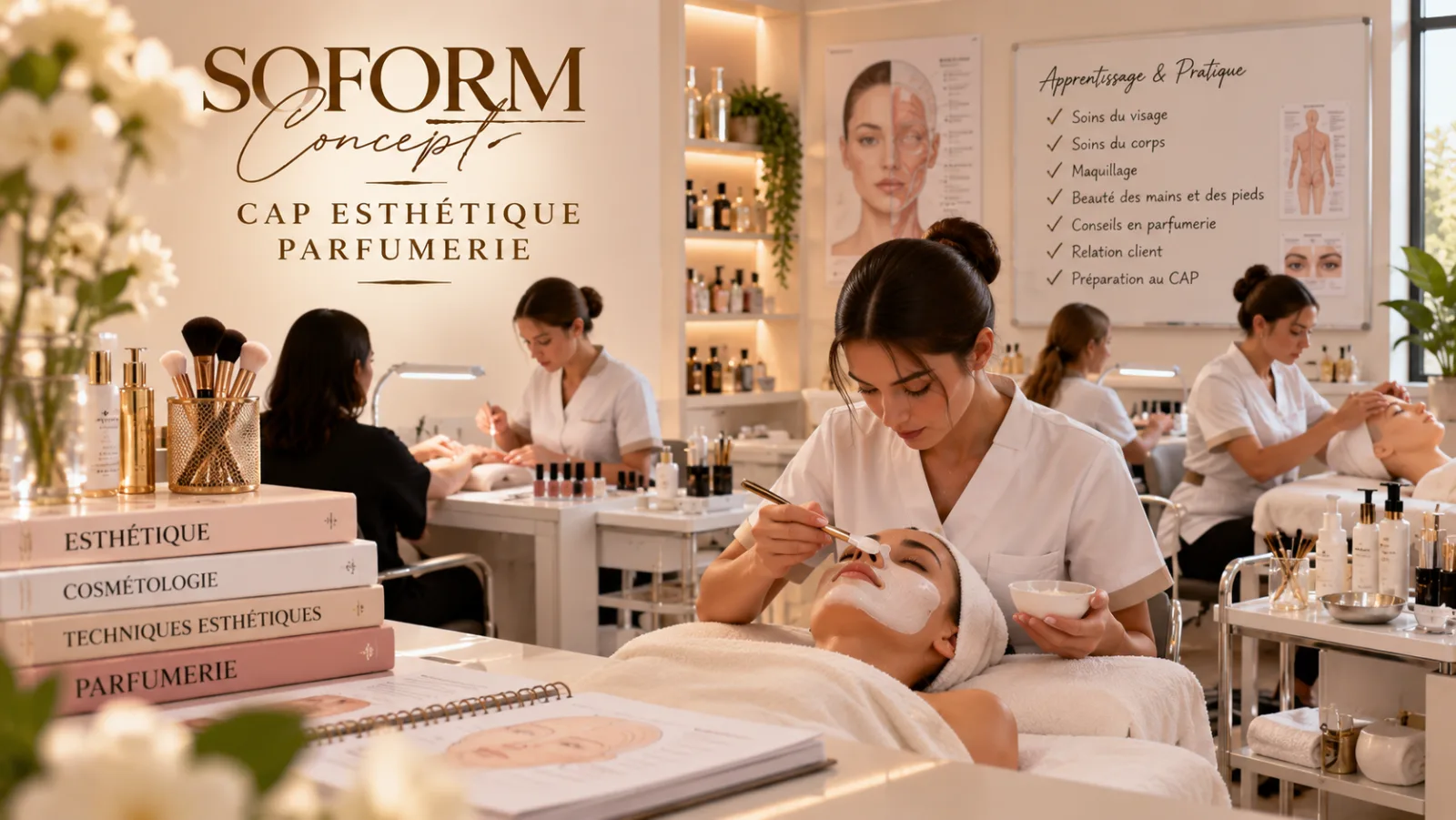 Formation CAP Esthétique Cosmétique Parfumerie chez So Form Concept